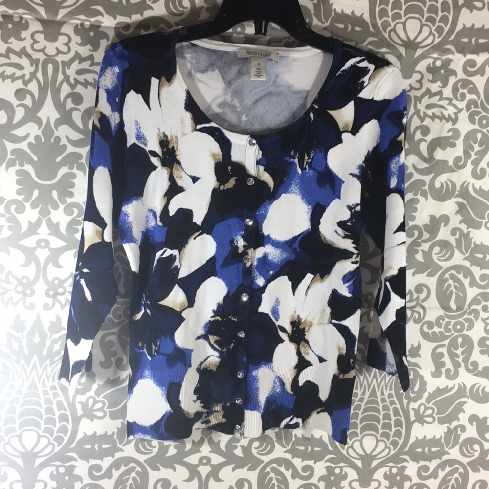 Flower Shrug Cardigan from White|Black Never used